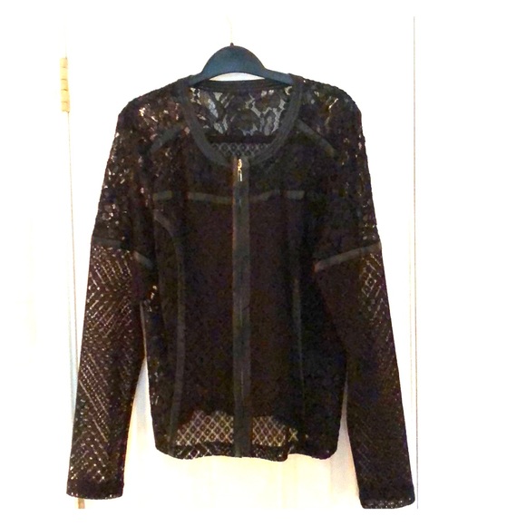 INC black lace jacket - Picture 1 of 5